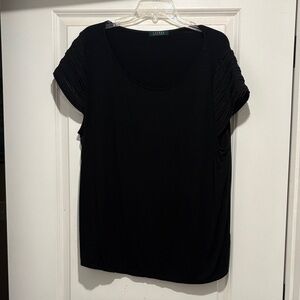 Lauren Ralph Lauren Black Short Sleeve Top
